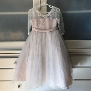 BHLDN Liana Flower Girl Dress • Size 4  • EUC